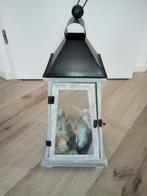 Lantaarn/windlicht, Huis en Inrichting, Woonaccessoires | Kandelaars en Kaarsen, Ophalen of Verzenden, Zo goed als nieuw, Hout