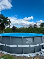 Intex zwembad 732cm x 132cm, Rond, 300 cm of meer, Zo goed als nieuw, 400 cm of meer