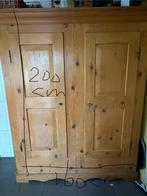 Oud grenen kledingkast, Huis en Inrichting, Kasten | Kledingkasten, Ophalen, Gebruikt, 100 tot 150 cm, 25 tot 50 cm