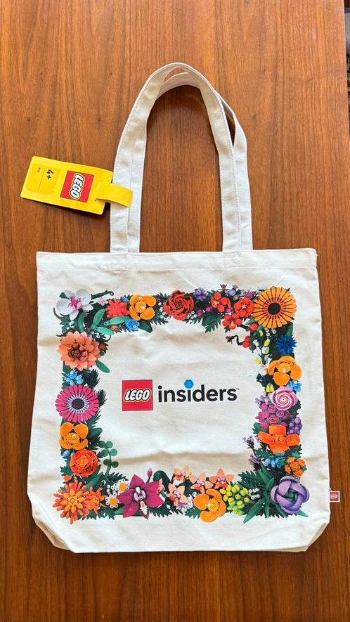Exclusieve LEGO Insiders Botanicals Tote Bag + 2 Postkaarten, Sieraden, Tassen en Uiterlijk, Tassen | Schoudertassen, Nieuw, Ophalen of Verzenden