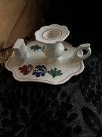 Boerenbont Blaker & Luciferhouder Boch, Antiek en Kunst, Antiek | Kandelaars, Ophalen of Verzenden, Keramiek of Aardewerk