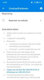 Valet parking Schiphol, Eén persoon, Kortingsbon