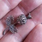 Schotland: Filigrain Broche Schotse Distel, Verzenden, Gebruikt, Zilver, Overige materialen