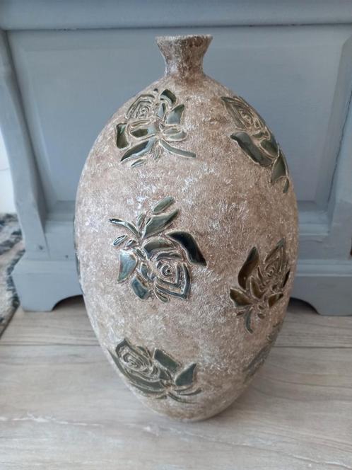 Aardewerk vaas Nederlandse fabricage Hoogte 43cm, Antiek en Kunst, Curiosa en Brocante, Ophalen of Verzenden