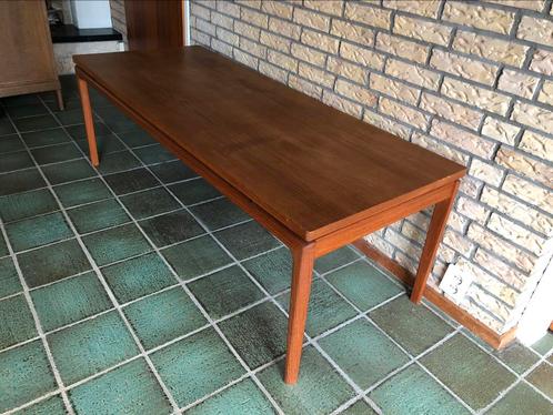 Deens design koffietafel-salontafel teakhout, Huis en Inrichting, Tafels | Salontafels, Zo goed als nieuw, 50 tot 75 cm, 50 tot 100 cm