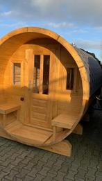 sauna barrel en boshuisje blokhut sauna (hottub A kwaliteit), Nieuw, Complete sauna, Ophalen of Verzenden