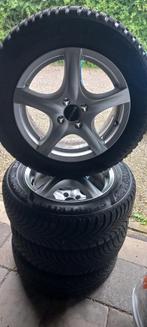 Mooie alu Winterwielen  Renault Captur  4x100,  7-7.5 mm, Ophalen, Gebruikt, 16 inch, Banden en Velgen