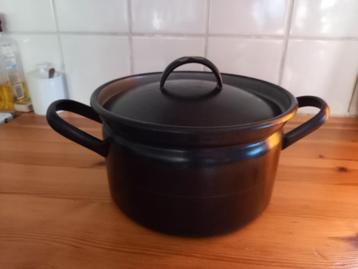 Oude emaille pan  beschikbaar voor biedingen