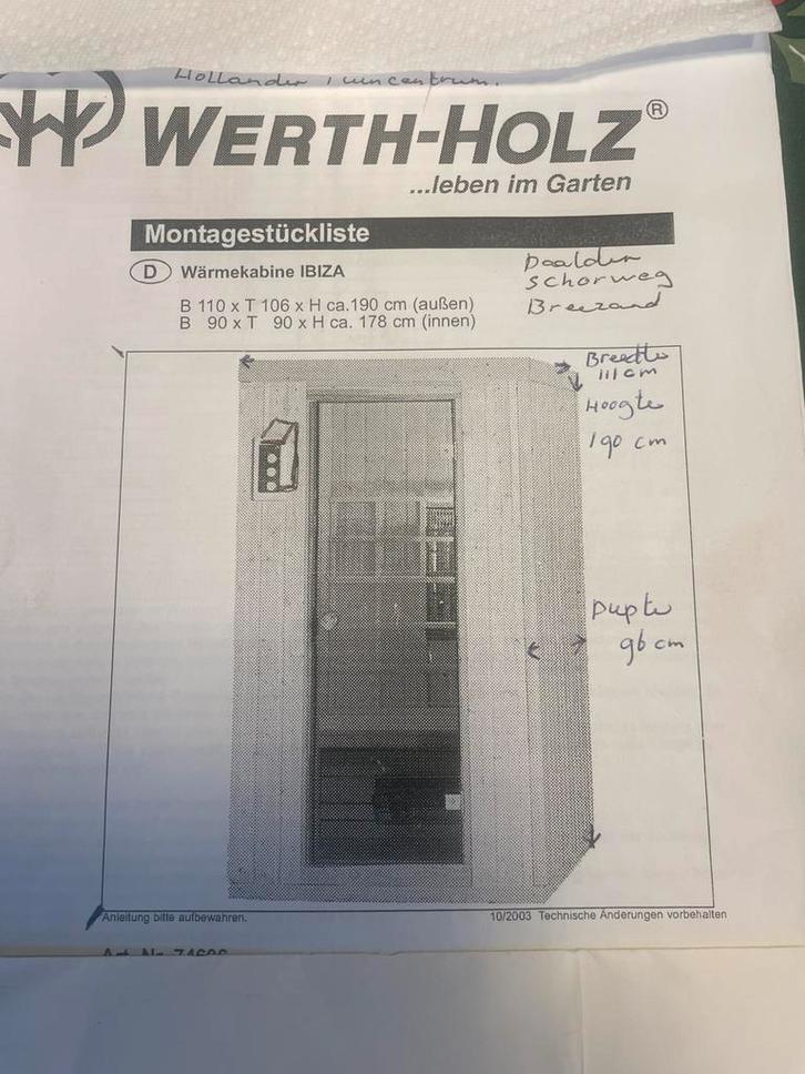 Infrarood Sauna 2 Persoons - Zeer Goede Staat!, Sport en Fitness, Sauna, Gebruikt, Complete sauna, Infrarood, Ophalen