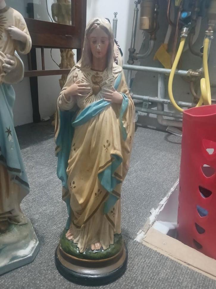 Zeldzaam Heilig Maria Beeld in Perfecte Staat, Antiek en Kunst, Antiek | Religie, Ophalen