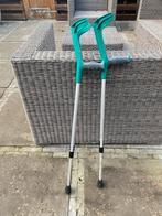 Set krukken , in hoogte verstelbaar, Diversen, Loopkrukken, Ophalen, In hoogte verstelbaar, Gebruikt