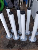 8x Schroefsteunen Instelbaar - Staal Gelakt, Ophalen of Verzenden