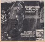 Retro reclame 1975 Nutricia Bambix ravottende kinderen, Overige typen, Ophalen of Verzenden