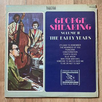 GEORGE SHEARING The Early Year Volume II ( BOP LP 1969 USA) beschikbaar voor biedingen