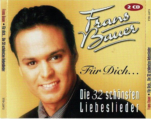 Frans Bauer – Für Dich - Die 32 Schönsten Liebeslieder 2XCD, Verzenden, Zo goed als nieuw