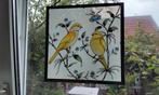 Glas in Lood Gebrandschilderd Vogels Decoratie Muur Raam, Ophalen of Verzenden