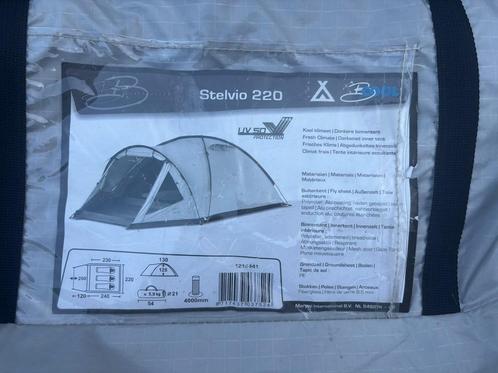 Bardani Stelvio 220 tent 3-persoons grijs, Caravans en Kamperen, Tenten, tot en met 3, Gebruikt, Ophalen of Verzenden