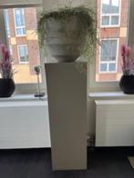 Zuil en pot (2x), Huis en Inrichting, Woonaccessoires | Zuilen en Pilaren, Ophalen, Gebruikt