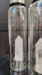 Bergkristal waterfles rvs glas, Ophalen of Verzenden