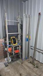 Ladderlift / pannenlift / verhuislift 13 meter met knikstuk, Ophalen, Zo goed als nieuw, Overige typen, 5 meter of hoger