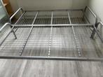 Uitschuifbaar metalen bedframe, Ophalen, 90 cm, Tweepersoons, 200 cm