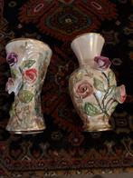 2 Zeldzame Henry Bequet Quaregnon Keramiek Vasen, Ophalen of Verzenden