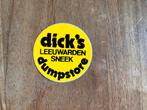 Sticker. Dick’s Dumpstore. Leeuwarden. Sneek., Ophalen of Verzenden, Bedrijf of Vereniging