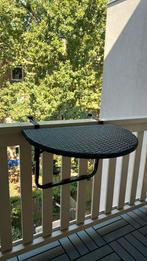 Balkontafel, Tuin en Terras, Tuintafels, Ophalen, Gebruikt, Rond, Plastic