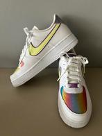 Nike Air Force 1 Easter wit/hyper blue/purple  maat 38.5, Wit, Nike, Ophalen of Verzenden, Sneakers of Gympen