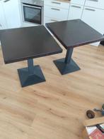 Unieke Donkerbruine Eikenhouten Eettafels, Ophalen, 50 tot 100 cm, Tot twee personen, 50 tot 100 cm
