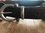 riem Sandwich maat 90, Minder dan 3 cm, 80 tot 90 cm, Bruin, Echt leder