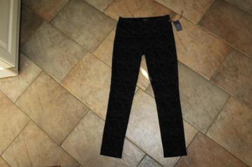 NYDJ zwart velvet stretch leggingbroek mt 6 (M) ZGAN beschikbaar voor biedingen