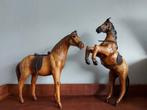 Lederen vintage paarden., Huis en Inrichting, Overige Huis en Inrichting, Ophalen of Verzenden
