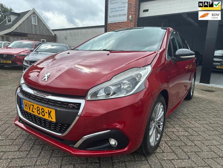 Peugeot 208 1.2 PureTech GT-line AUTOMAAT-NAVI-CRUISE-AIRCO-, Auto's, Peugeot, Bedrijf, Te koop, ABS, Airbags, Airconditioning