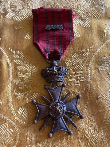 Belgische Oorlogskruis 1914-1918. beschikbaar voor biedingen
