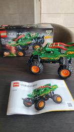 LEGO Technic 42149 Monster Jam Dragon, Ophalen of Verzenden, Zo goed als nieuw, Complete set, Lego