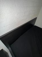 Ikea malm bed 160x200, Huis en Inrichting, Slaapkamer | Bedden, Ophalen, Gebruikt, Zwart, Tweepersoons