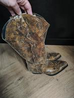 Cowboylaarzen western laarzen slangenprint dames maat 38 39, Sacha, Ophalen of Verzenden, Hoge laarzen, Bruin