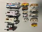 verzameling caravans en campers 14 stuks; siku, Corgi, Ophalen of Verzenden, Gebruikt, Overige typen
