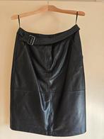 Zwarte leren rok Stroke Collection maat 40, Maat 38/40 (M), Zwart, Ophalen of Verzenden, Zo goed als nieuw