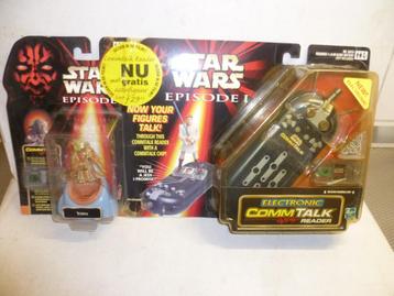 Star Wars Episode 1 Electronic Comm Talk Reader + Yoda figuu beschikbaar voor biedingen