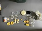 Medela borstkolf met toebehoren, kan draadloos gebruikt, Kinderen en Baby's, Babyvoeding en Toebehoren, Ophalen of Verzenden, Zo goed als nieuw