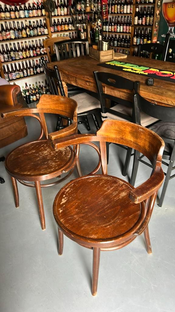 2 cafestoelen stoelen mancave, Huis en Inrichting, Stoelen, Ophalen of Verzenden