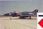 Foto van Blue Angels McDonnell F-4J Phantom II,, Verzamelen, Ophalen of Verzenden, Zo goed als nieuw, Kaart, Foto of Prent