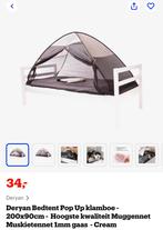 Deryan pop up bed tent cream kleur, Ophalen, Zo goed als nieuw