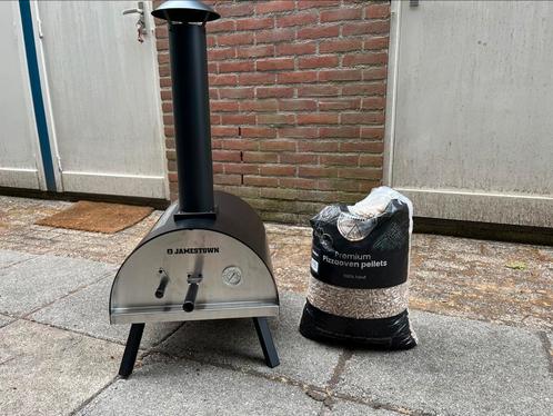 Jamestown pizza oven op pallets, Tuin en Terras, Tuinhaarden, Zo goed als nieuw, Ophalen