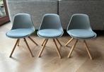 3 Grijze Wehkamp Kuipstoeltjes voor Kinderen, Huis en Inrichting, Stoelen, Ophalen, Drie, Zo goed als nieuw, Grijs