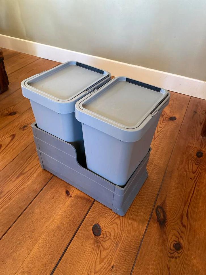2x IKEA Rationell Vuilnisbakjes plus inbouwlade., Huis en Inrichting, Keuken | Keukenelementen, Nieuw, Ophalen