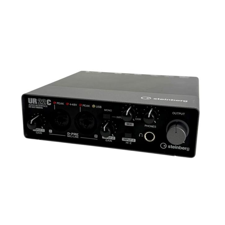 Steinberg UR22C 2x2 USB 3.0 Audio-interface | incl. USB-kabe, Muziek en Instrumenten, Midi-apparatuur, Zo goed als nieuw