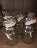 8 Douwe Egberts voorraadpotten DE koffiepotten, Ophalen, Zo goed als nieuw, Glas, Pot, Bus of Blik